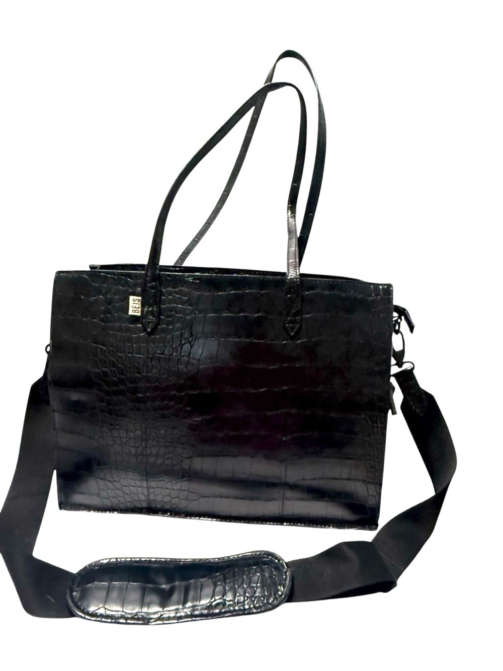 Beis  work croco bag